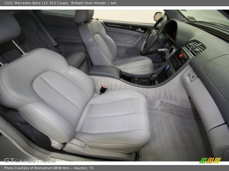 Brilliant Silver Metallic / Ash 2002 Mercedes-Benz CLK 430 Coupe