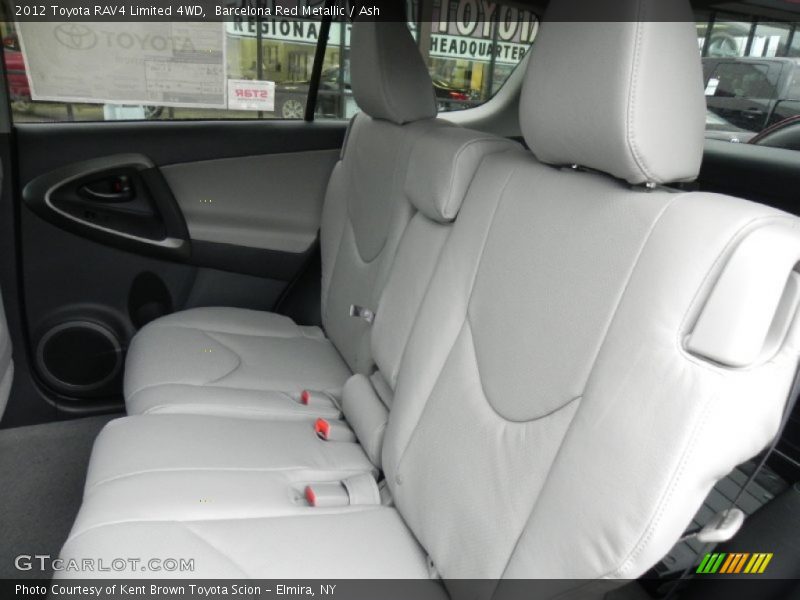 Rear Seat of 2012 RAV4 Limited 4WD