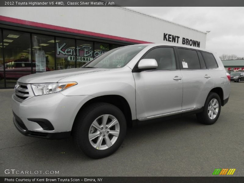 Classic Silver Metallic / Ash 2012 Toyota Highlander V6 4WD