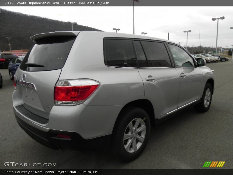 Classic Silver Metallic / Ash 2012 Toyota Highlander V6 4WD