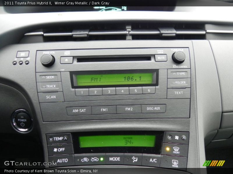 Audio System of 2011 Prius Hybrid II