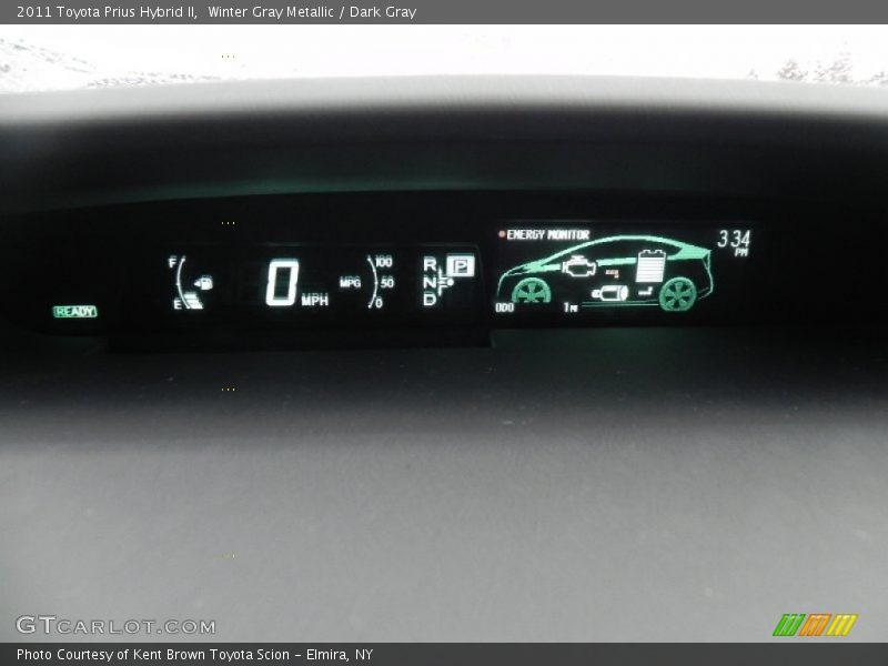  2011 Prius Hybrid II Hybrid II Gauges