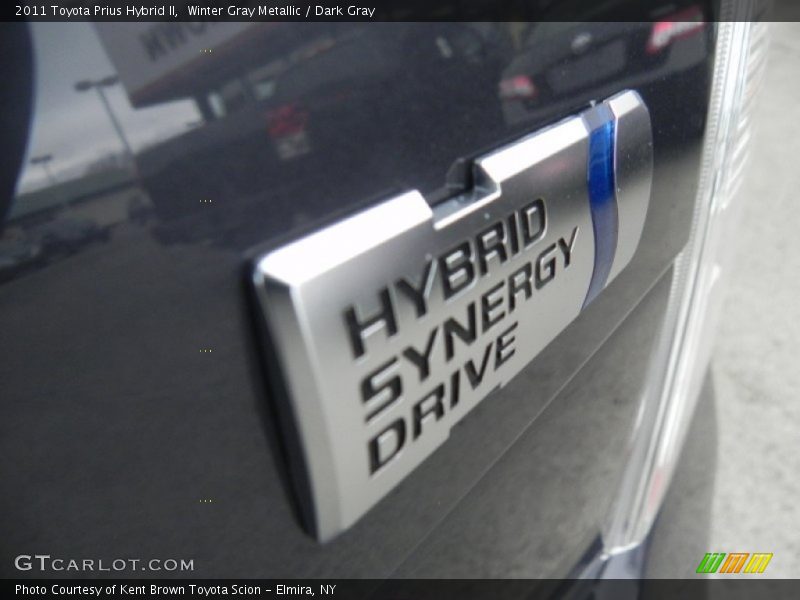 Winter Gray Metallic / Dark Gray 2011 Toyota Prius Hybrid II