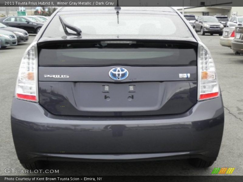 Winter Gray Metallic / Dark Gray 2011 Toyota Prius Hybrid II