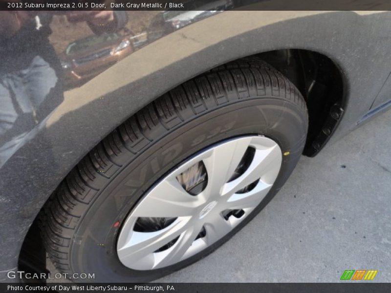 Dark Gray Metallic / Black 2012 Subaru Impreza 2.0i 5 Door