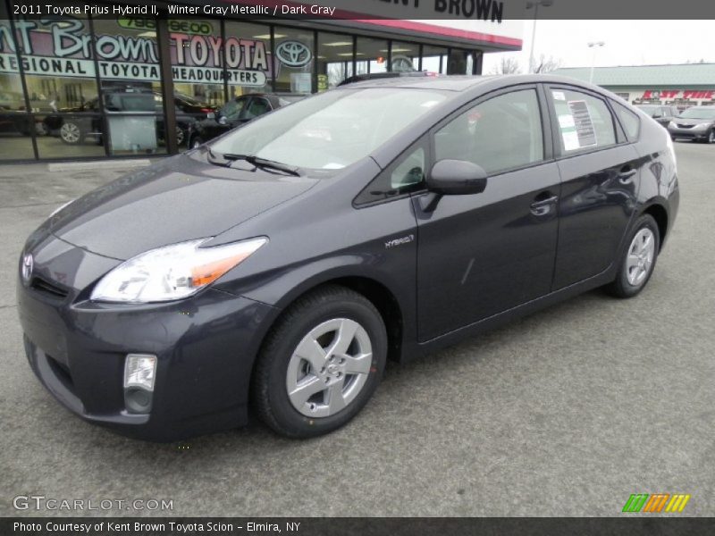 Winter Gray Metallic / Dark Gray 2011 Toyota Prius Hybrid II