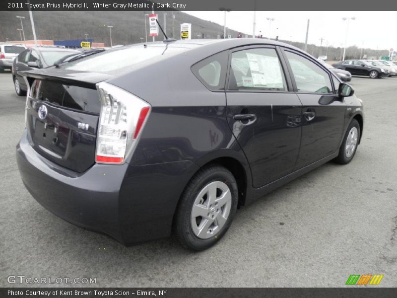 Winter Gray Metallic / Dark Gray 2011 Toyota Prius Hybrid II