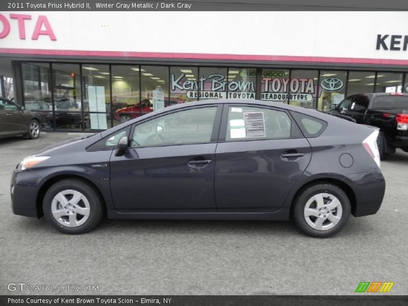 Winter Gray Metallic / Dark Gray 2011 Toyota Prius Hybrid II