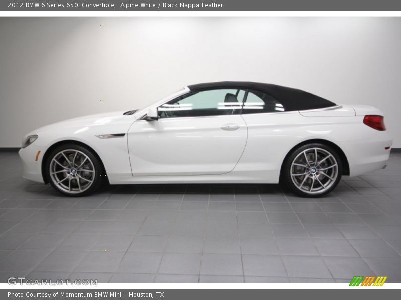  2012 6 Series 650i Convertible Alpine White