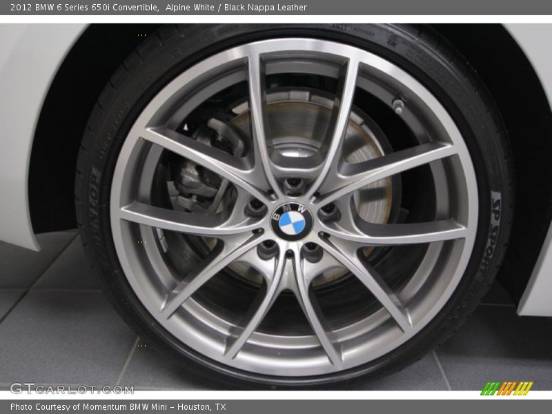 Alpine White / Black Nappa Leather 2012 BMW 6 Series 650i Convertible