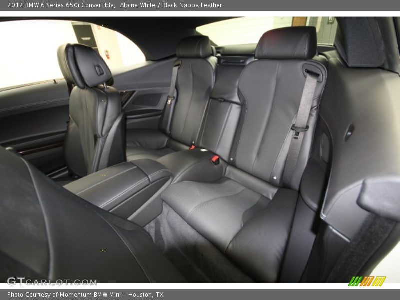 Alpine White / Black Nappa Leather 2012 BMW 6 Series 650i Convertible