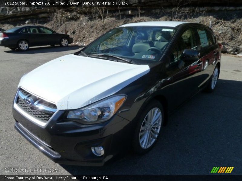 Dark Gray Metallic / Black 2012 Subaru Impreza 2.0i Limited 5 Door