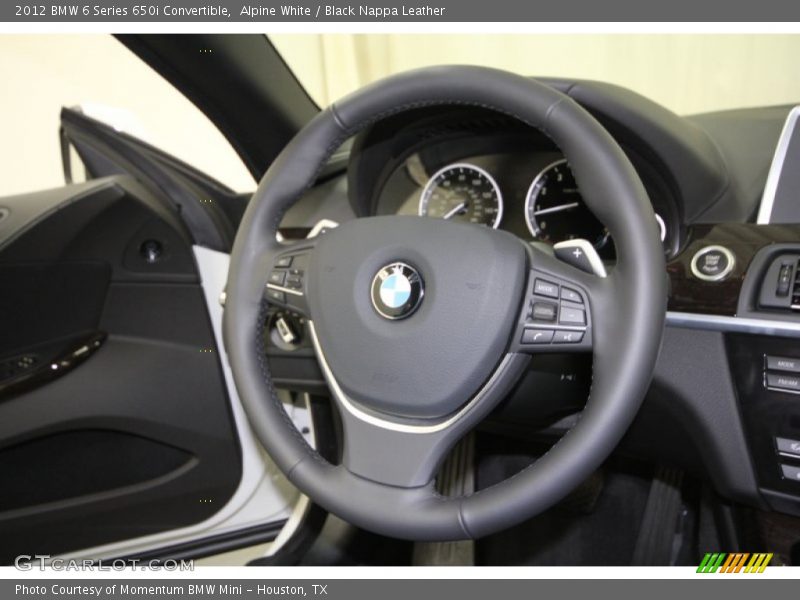  2012 6 Series 650i Convertible Steering Wheel