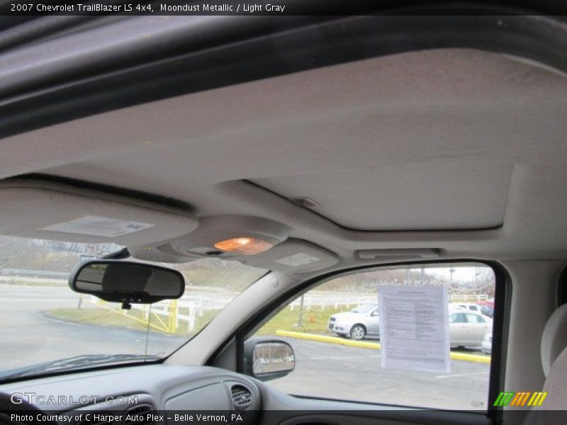 Moondust Metallic / Light Gray 2007 Chevrolet TrailBlazer LS 4x4