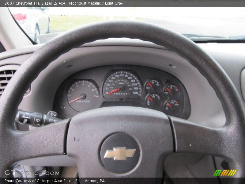 Moondust Metallic / Light Gray 2007 Chevrolet TrailBlazer LS 4x4