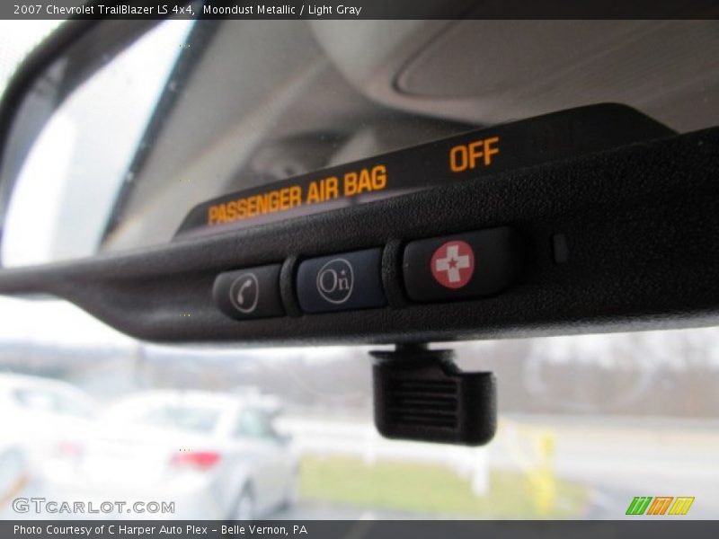 Moondust Metallic / Light Gray 2007 Chevrolet TrailBlazer LS 4x4