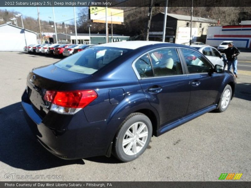 Deep Indigo Pearl / Warm Ivory 2012 Subaru Legacy 2.5i