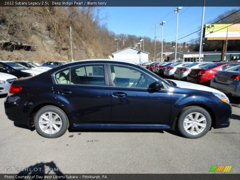 Deep Indigo Pearl / Warm Ivory 2012 Subaru Legacy 2.5i