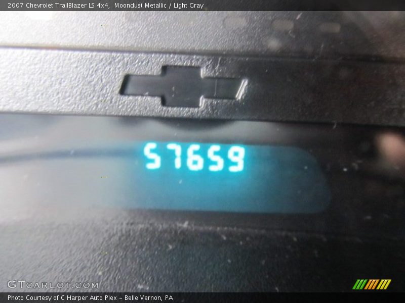 Moondust Metallic / Light Gray 2007 Chevrolet TrailBlazer LS 4x4