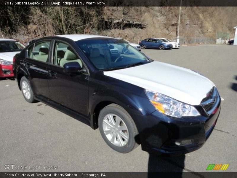 Deep Indigo Pearl / Warm Ivory 2012 Subaru Legacy 2.5i