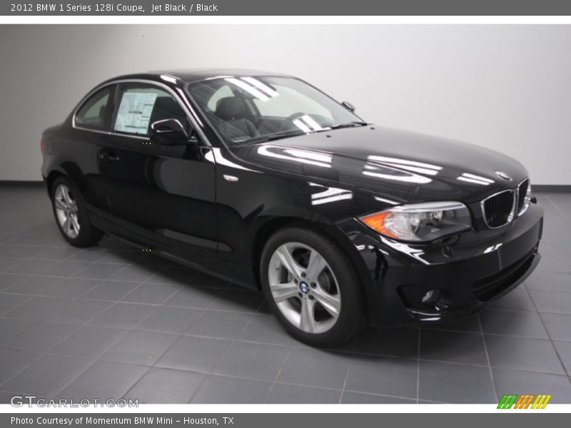 Jet Black / Black 2012 BMW 1 Series 128i Coupe