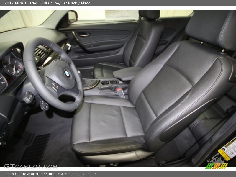 Jet Black / Black 2012 BMW 1 Series 128i Coupe