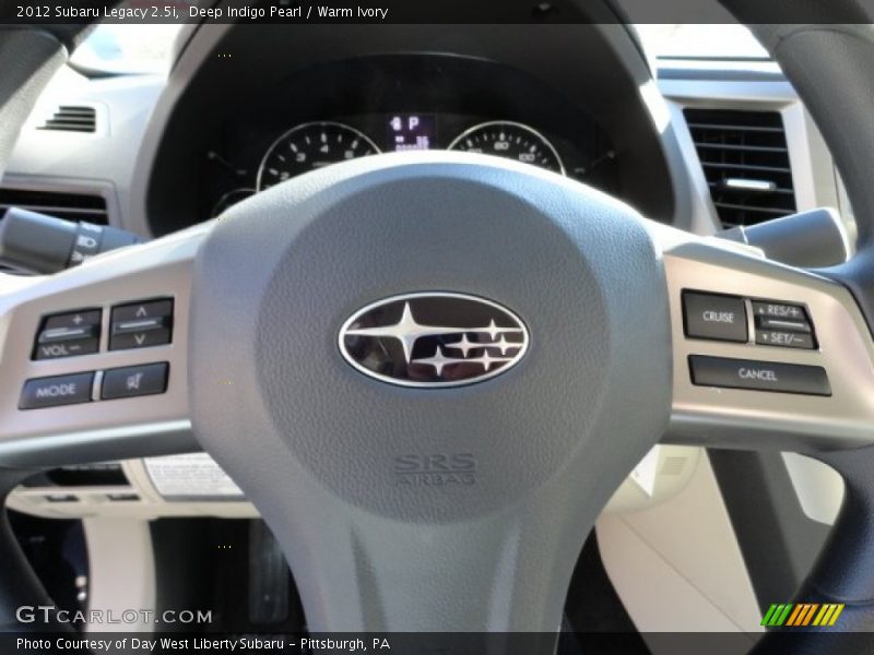 Deep Indigo Pearl / Warm Ivory 2012 Subaru Legacy 2.5i