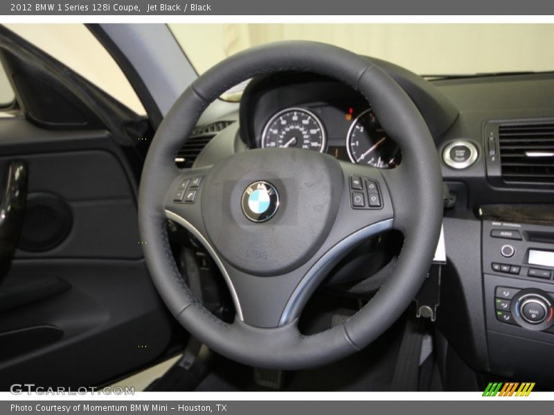 Jet Black / Black 2012 BMW 1 Series 128i Coupe