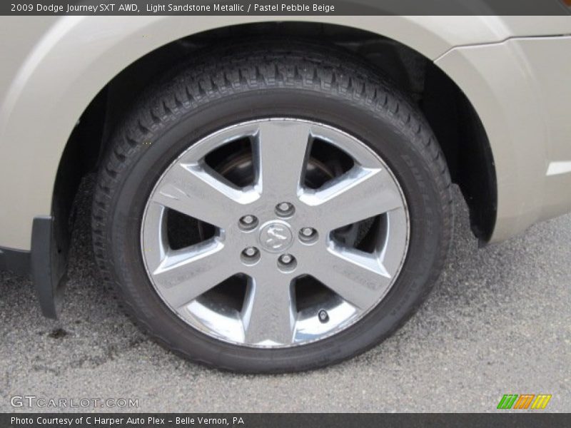 Light Sandstone Metallic / Pastel Pebble Beige 2009 Dodge Journey SXT AWD