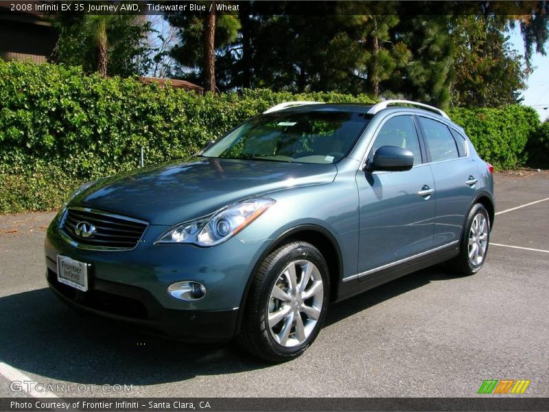 Tidewater Blue / Wheat 2008 Infiniti EX 35 Journey AWD