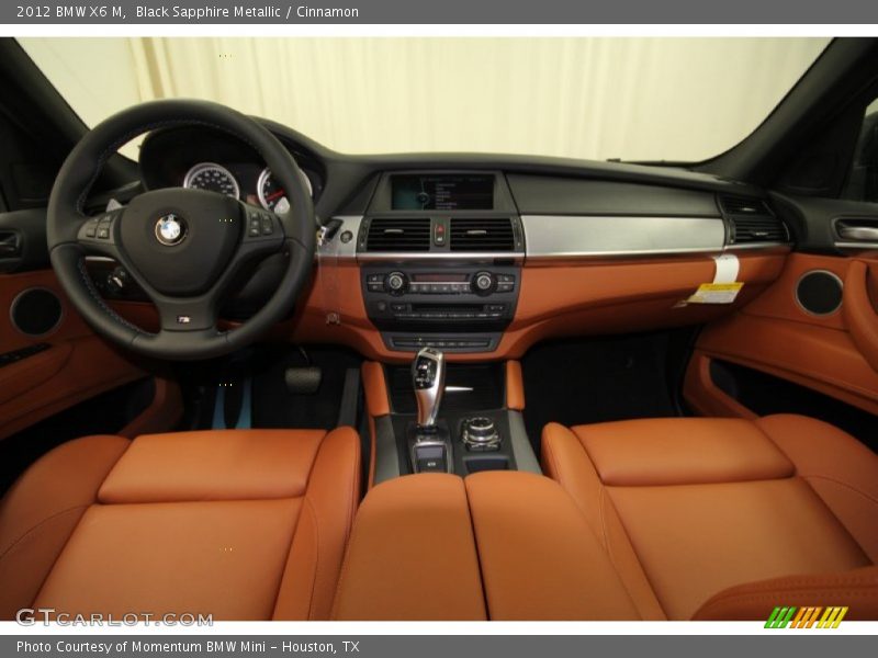 Black Sapphire Metallic / Cinnamon 2012 BMW X6 M
