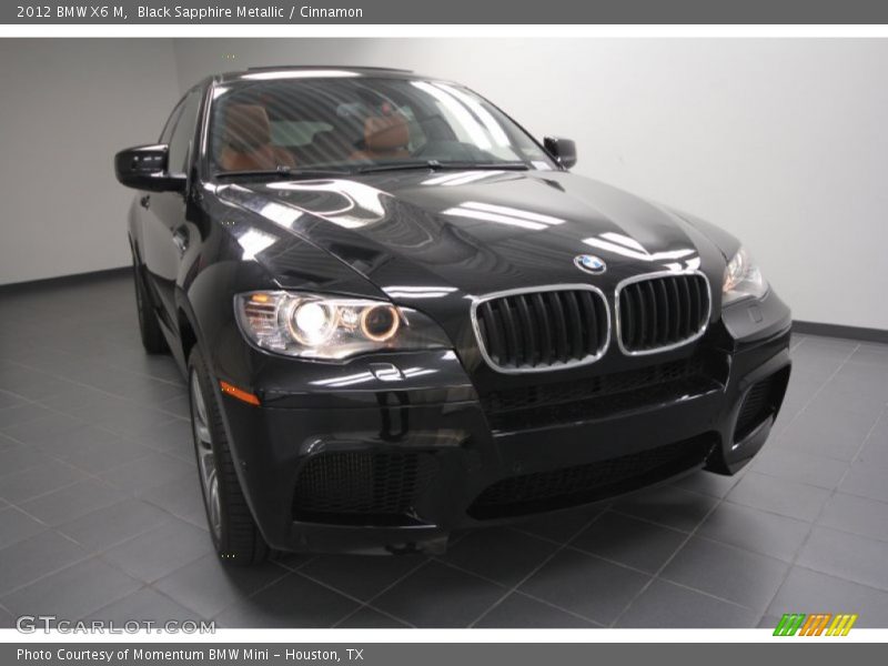 Black Sapphire Metallic / Cinnamon 2012 BMW X6 M