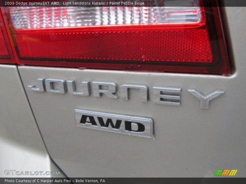 Light Sandstone Metallic / Pastel Pebble Beige 2009 Dodge Journey SXT AWD