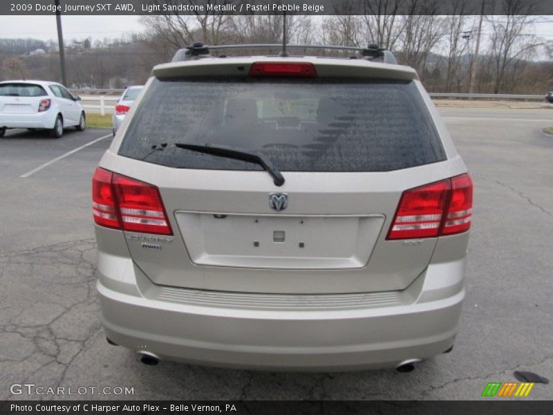 Light Sandstone Metallic / Pastel Pebble Beige 2009 Dodge Journey SXT AWD