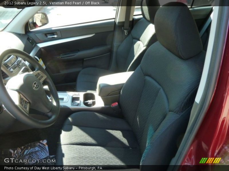 Venetian Red Pearl / Off Black 2012 Subaru Legacy 2.5i