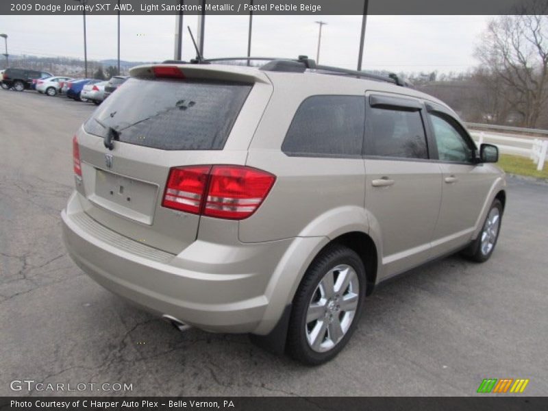 Light Sandstone Metallic / Pastel Pebble Beige 2009 Dodge Journey SXT AWD