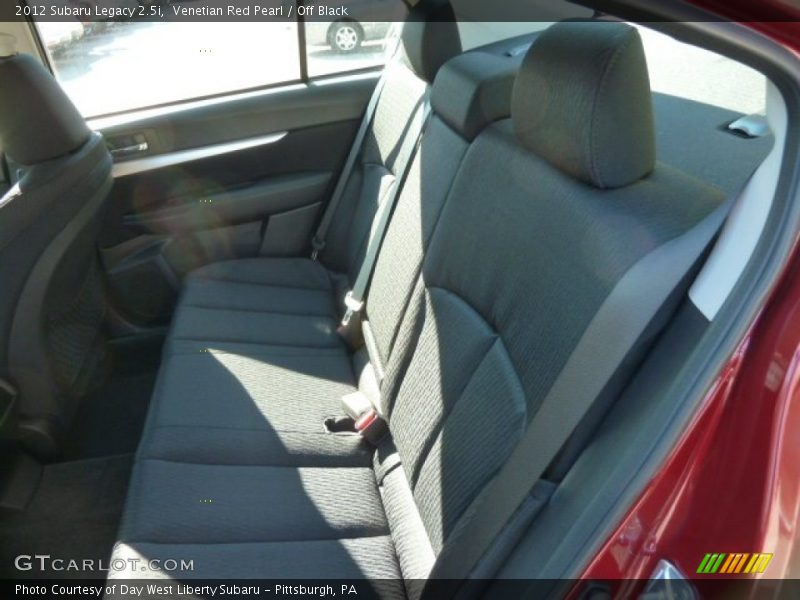 Venetian Red Pearl / Off Black 2012 Subaru Legacy 2.5i