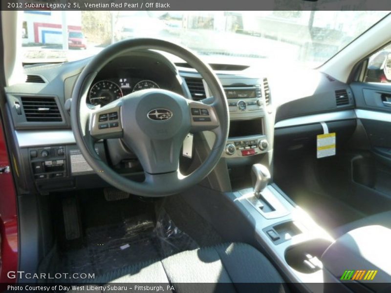 Venetian Red Pearl / Off Black 2012 Subaru Legacy 2.5i