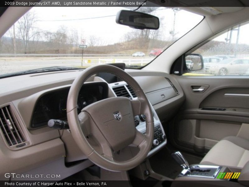 Light Sandstone Metallic / Pastel Pebble Beige 2009 Dodge Journey SXT AWD