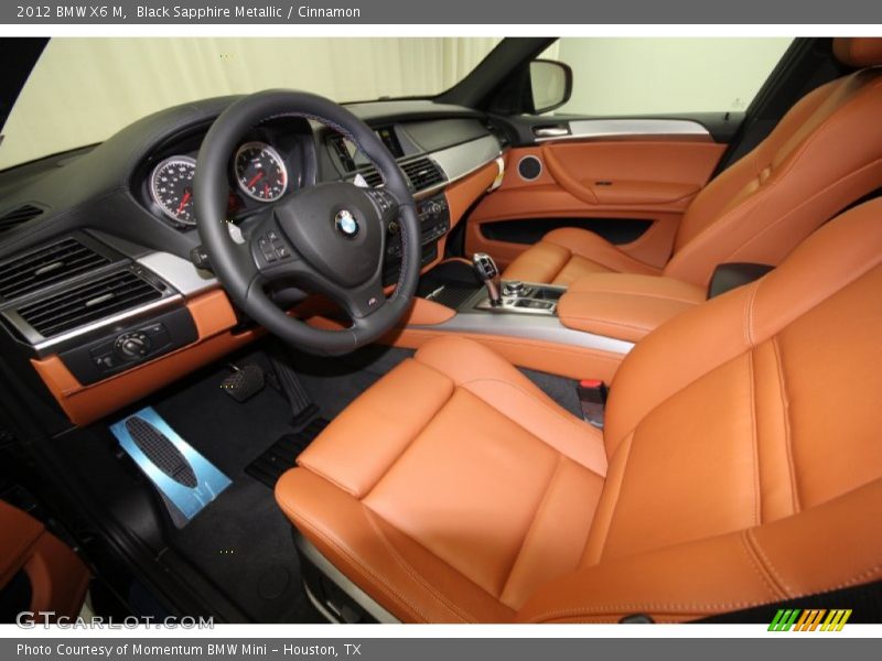 Black Sapphire Metallic / Cinnamon 2012 BMW X6 M