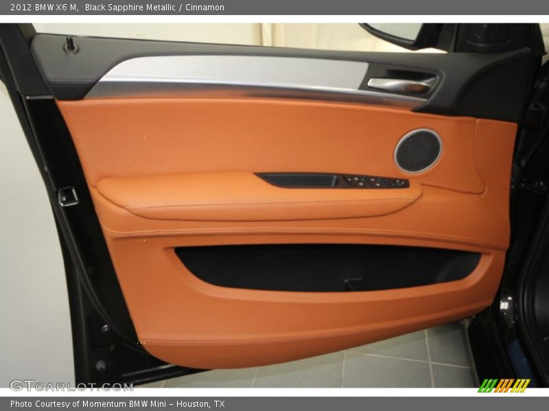 Black Sapphire Metallic / Cinnamon 2012 BMW X6 M