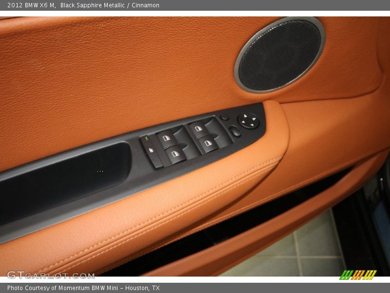 Black Sapphire Metallic / Cinnamon 2012 BMW X6 M