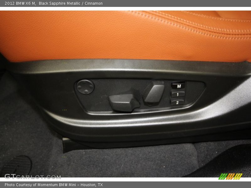 Black Sapphire Metallic / Cinnamon 2012 BMW X6 M
