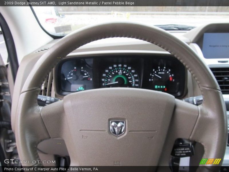 Light Sandstone Metallic / Pastel Pebble Beige 2009 Dodge Journey SXT AWD