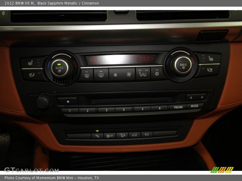 Black Sapphire Metallic / Cinnamon 2012 BMW X6 M