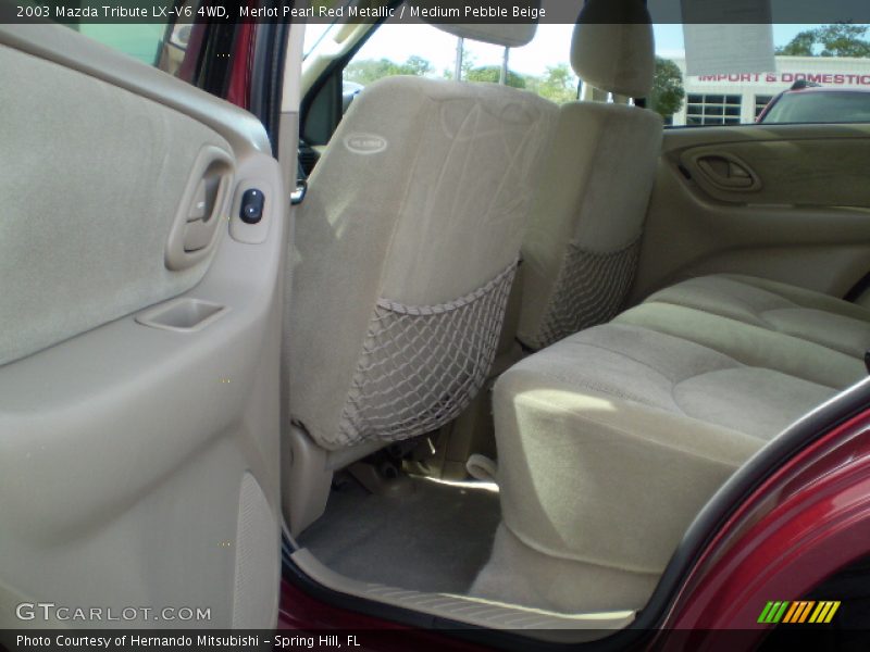 Merlot Pearl Red Metallic / Medium Pebble Beige 2003 Mazda Tribute LX-V6 4WD