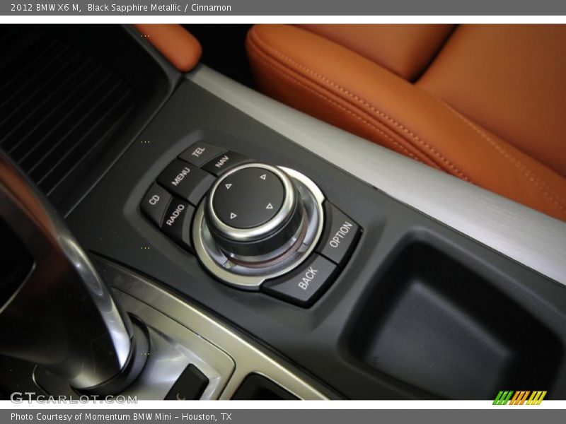 Black Sapphire Metallic / Cinnamon 2012 BMW X6 M