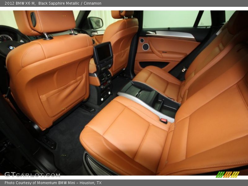 Black Sapphire Metallic / Cinnamon 2012 BMW X6 M