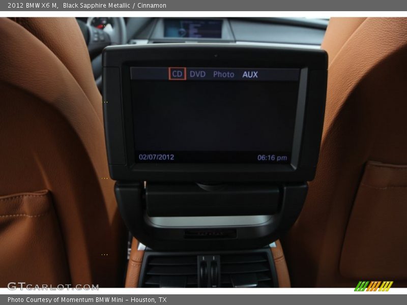 Black Sapphire Metallic / Cinnamon 2012 BMW X6 M