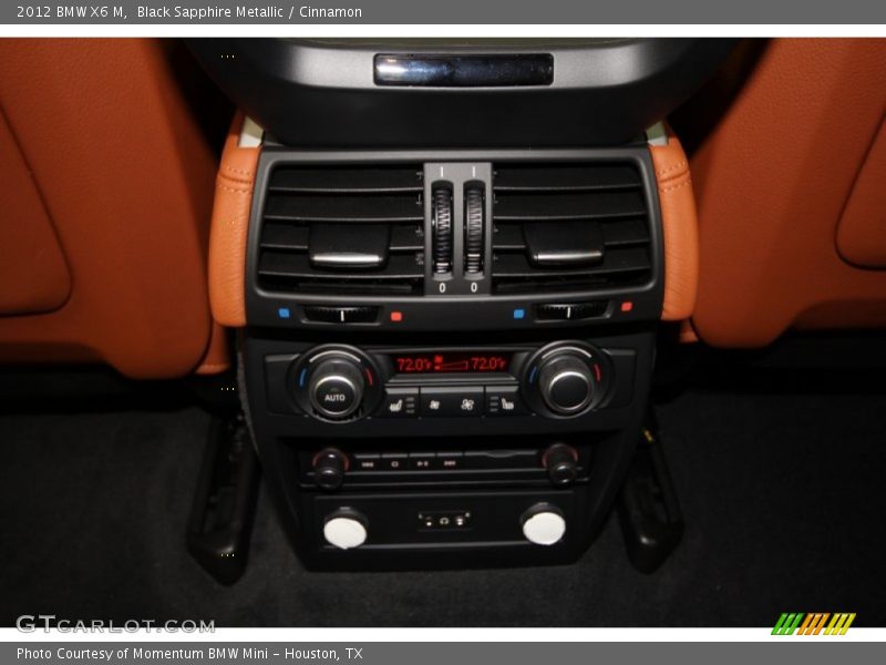 Black Sapphire Metallic / Cinnamon 2012 BMW X6 M